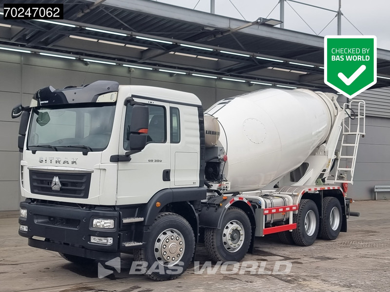 Sitrak G5 350 8X4 8m3 Liebherr mixer Manual Steel Suspension - Betongbil: bild 1 Sitrak G5 350 8X4 8m3 Liebherr mixer Manual Steel Suspension - Betongbil: bild 1