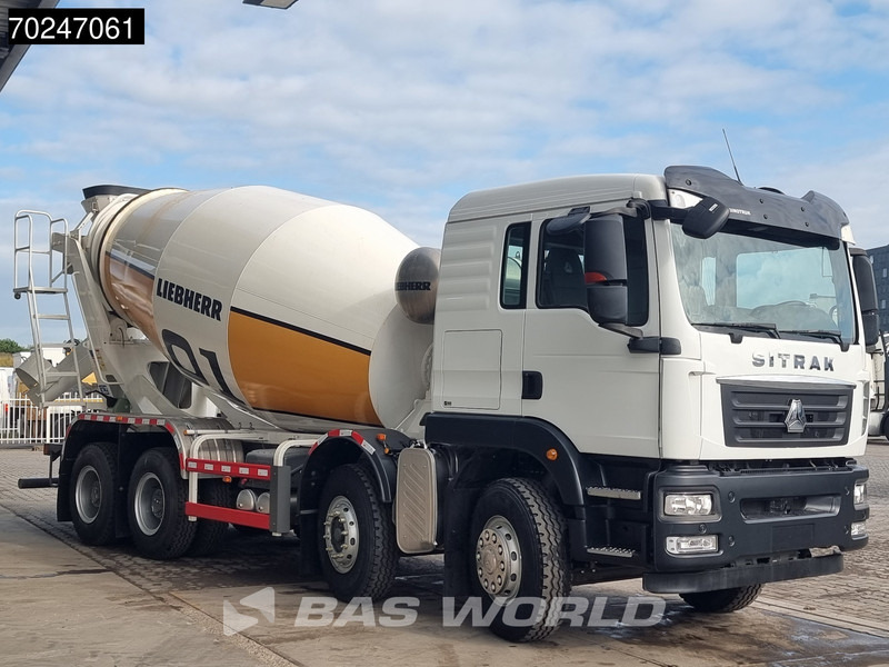 Sitrak G5 350 8X4 NEW! 8m3 Liebherr Mixer Big-Axle Steel Suspension - Betongbil: bild 3 Sitrak G5 350 8X4 NEW! 8m3 Liebherr Mixer Big-Axle Steel Suspension - Betongbil: bild 3