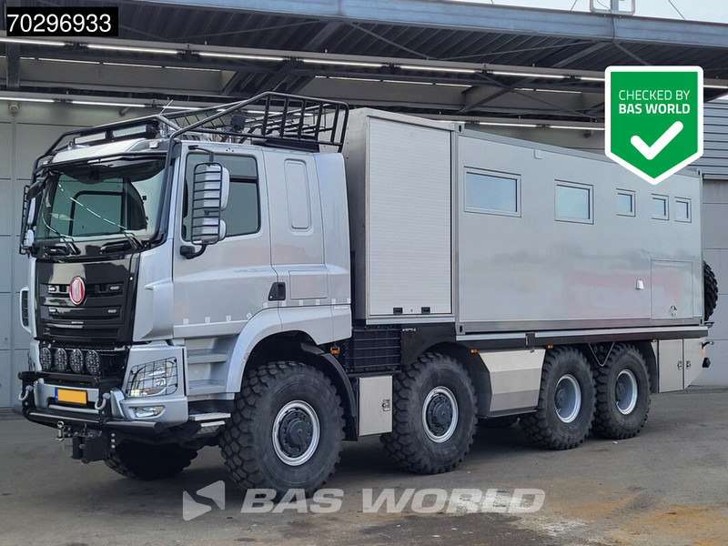 Tatra T158 8X8 NL-Truck 8x8 Off-Grid Camper Hydraulic Winch Generator Retarder Airco Euro 6 - Helintegrerad husbil: bild 1 Tatra T158 8X8 NL-Truck 8x8 Off-Grid Camper Hydraulic Winch Generator Retarder Airco Euro 6 - Helintegrerad husbil: bild 1