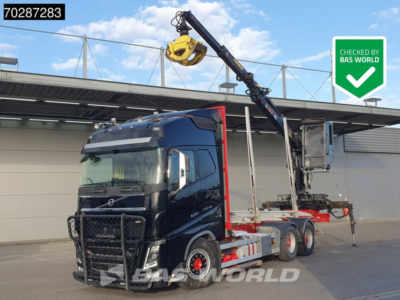 Volvo FH16 750 FH16 6X4 HIAB E96S 79 wood crane Retarder Dynamic-Steering Big-Axle Euro 6 - Timmerbil, Kranbil: bild 1 Volvo FH16 750 FH16 6X4 HIAB E96S 79 wood crane Retarder Dynamic-Steering Big-Axle Euro 6 - Timmerbil, Kranbil: bild 1