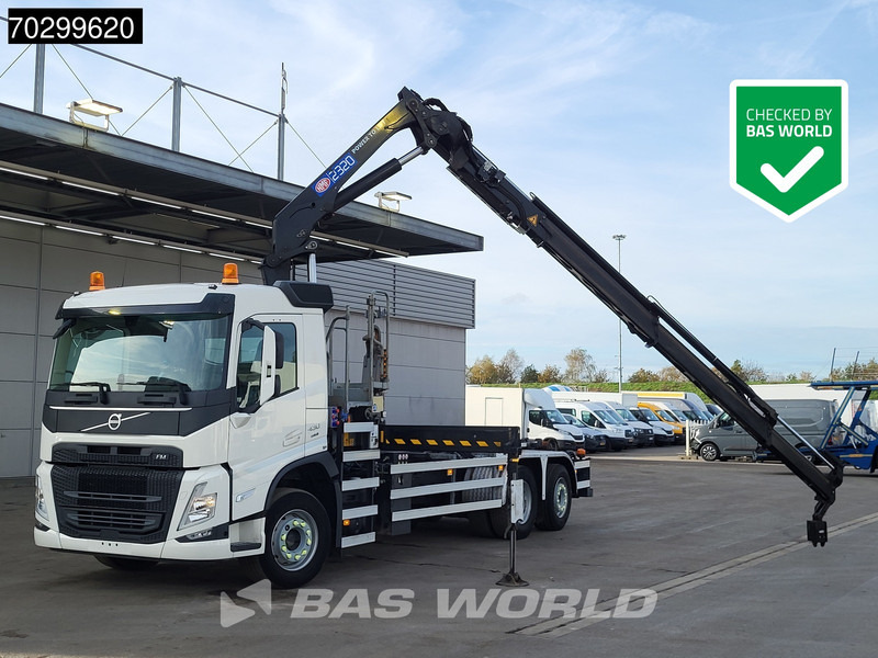 Volvo FM 430 FM 6X2 HMF 2320K-RCS Kran Crane + VDL S-21-6200 Lift + Steering Axle - Lastväxlare lastbil, Kranbil: bild 1 Volvo FM 430 FM 6X2 HMF 2320K-RCS Kran Crane + VDL S-21-6200 Lift + Steering Axle - Lastväxlare lastbil, Kranbil: bild 1
