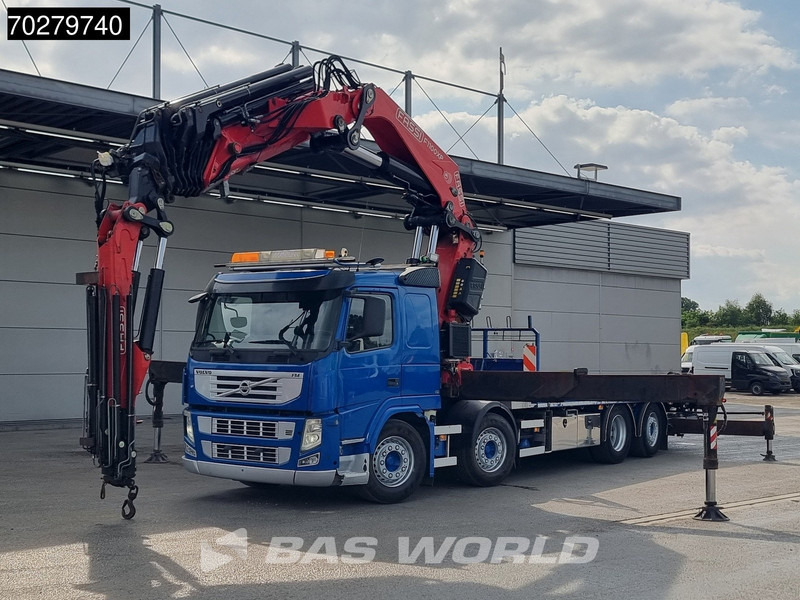 Volvo FM 450 8X2 FASSI 100 Ton/Meter Crane Kran 7 + 6 Jib Lift+steering Axle Euro 5 - Flakbil, Kranbil: bild 5 Volvo FM 450 8X2 FASSI 100 Ton/Meter Crane Kran 7 + 6 Jib Lift+steering Axle Euro 5 - Flakbil, Kranbil: bild 5
