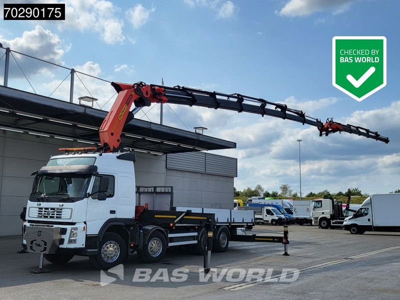 Volvo FM 480 8X2 Palfinger PK85002 Crane+Jib Lifting-Axle Big-Axle Automatic Euro 4 - Flakbil, Kranbil: bild 1 Volvo FM 480 8X2 Palfinger PK85002 Crane+Jib Lifting-Axle Big-Axle Automatic Euro 4 - Flakbil, Kranbil: bild 1