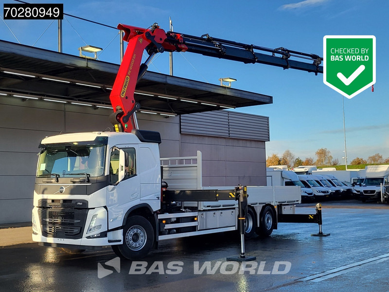 Volvo FM 500 6X2 NEW! Palfinger PK41002 EH-E Kran Crane Lift-steering Axle Euro 6 - Flakbil, Kranbil: bild 1 Volvo FM 500 6X2 NEW! Palfinger PK41002 EH-E Kran Crane Lift-steering Axle Euro 6 - Flakbil, Kranbil: bild 1