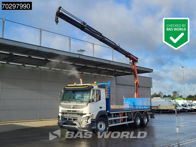 Volvo FMX 450 FMX 6X4 Palfinger PK18002 EH Crane Manual Euro 6 - Flakbil, Kranbil: bild 1 Volvo FMX 450 FMX 6X4 Palfinger PK18002 EH Crane Manual Euro 6 - Flakbil, Kranbil: bild 1