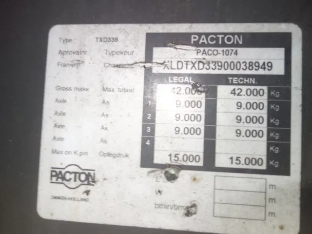 Flaktrailer Pacton 3asser drum brakes: bild 7