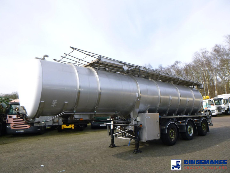 Burg Food tank inox 30.3 m3 / 3 comp - Tanktrailer: bild 1 Burg Food tank inox 30.3 m3 / 3 comp - Tanktrailer: bild 1