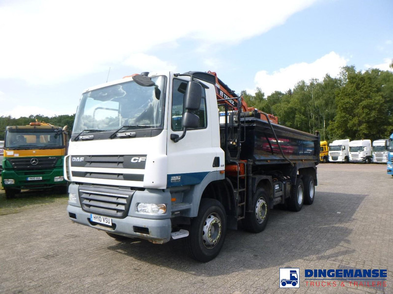 DAF CF 85.360 8X4 RHD tipper + Terex 118.2 VGL-A15 - Kranbil: bild 5 DAF CF 85.360 8X4 RHD tipper + Terex 118.2 VGL-A15 - Kranbil: bild 5