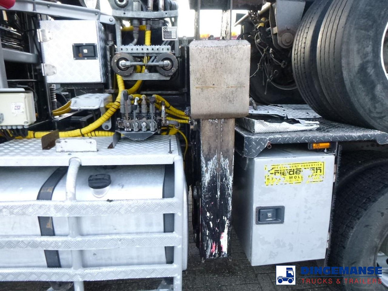 Timmerbil, Kranbil DAF XF 105.510 6x4 + Loglift F281S83 crane / timber truck + dolly: bild 8