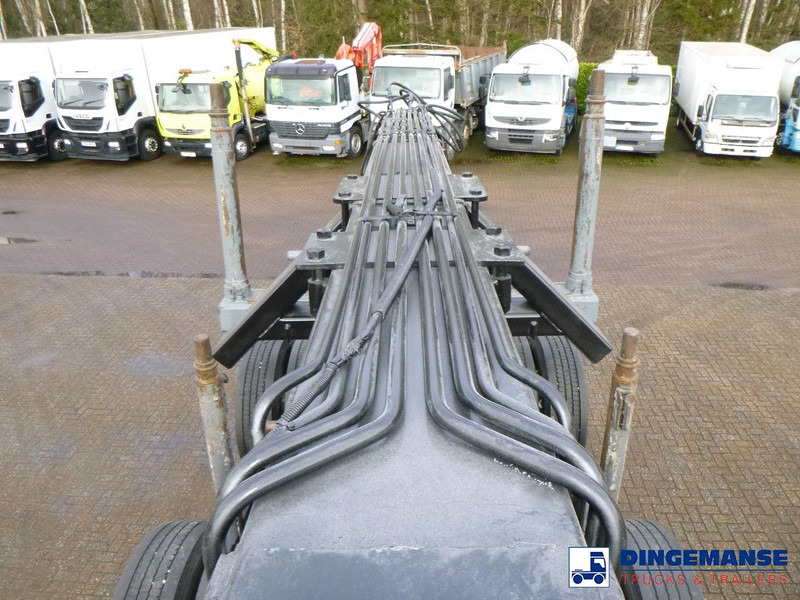 Timmerbil, Kranbil DAF XF 105.510 6x4 + Loglift F281S83 crane / timber truck + dolly: bild 9