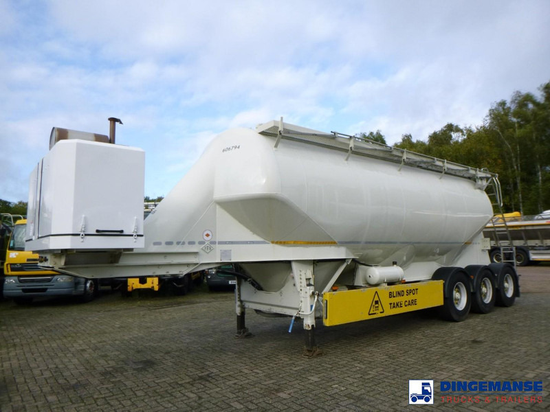 Feldbinder Powder tank alu 40 m3 + engine/compressor - Tanktrailer: bild 1 Feldbinder Powder tank alu 40 m3 + engine/compressor - Tanktrailer: bild 1