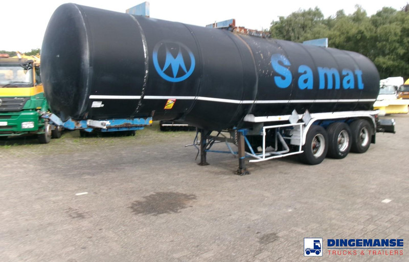 Fruehauf Bitumen tank inox 31 m3 / 1 comp + mixer & engine - Tanktrailer: bild 1 Fruehauf Bitumen tank inox 31 m3 / 1 comp + mixer & engine - Tanktrailer: bild 1