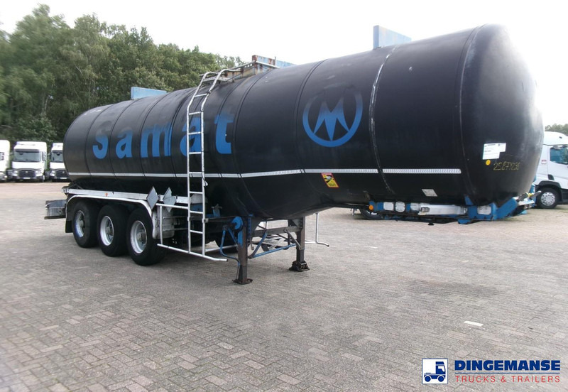 Fruehauf Bitumen tank inox 31 m3 / 1 comp + mixer & engine - Tanktrailer: bild 2 Fruehauf Bitumen tank inox 31 m3 / 1 comp + mixer & engine - Tanktrailer: bild 2