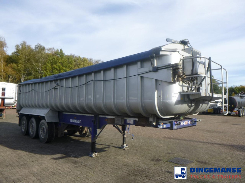 Fruehauf Tipper trailer alu 35 m3 + tarpaulin - Tippbil semitrailer: bild 2 Fruehauf Tipper trailer alu 35 m3 + tarpaulin - Tippbil semitrailer: bild 2