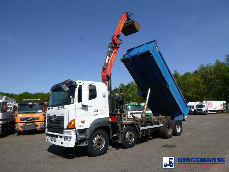 Hino FY1EUKA RHD + Palfinger E120L + grapple - Kranbil: bild 1 Hino FY1EUKA RHD + Palfinger E120L + grapple - Kranbil: bild 1