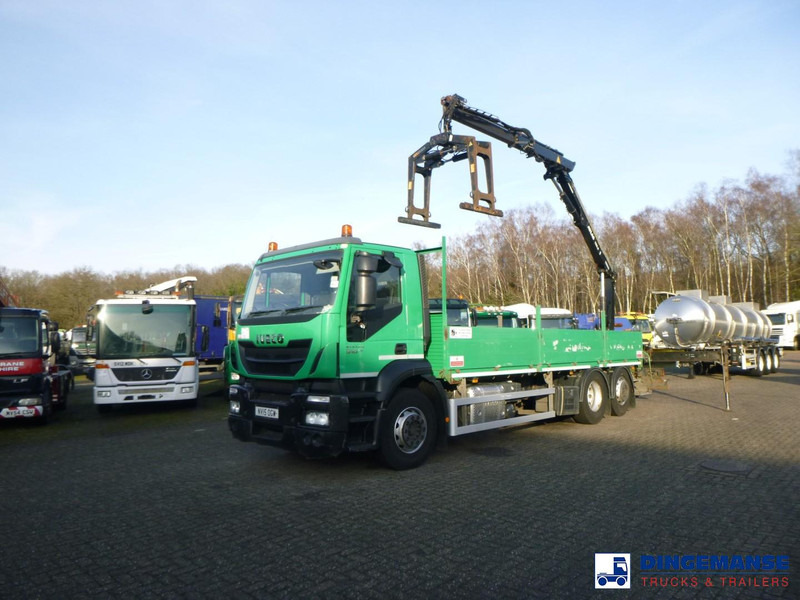 Iveco Stralis 310 6x2 Euro 6 RHD + Atlas 129.3 crane - Kranbil: bild 1 Iveco Stralis 310 6x2 Euro 6 RHD + Atlas 129.3 crane - Kranbil: bild 1