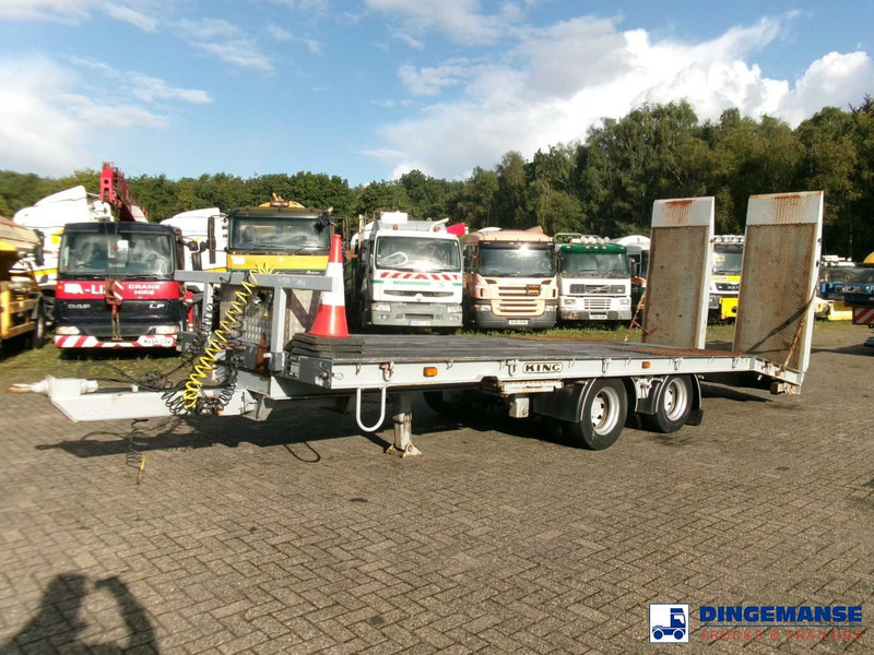 KING 2-axle platform drawbar trailer 14t + ramps - Flaksläp: bild 1 KING 2-axle platform drawbar trailer 14t + ramps - Flaksläp: bild 1