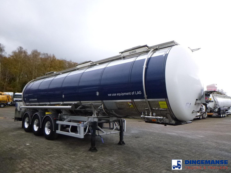 LAG Food tank inox 32 m3 / 3 comp + pump - Tanktrailer: bild 2 LAG Food tank inox 32 m3 / 3 comp + pump - Tanktrailer: bild 2
