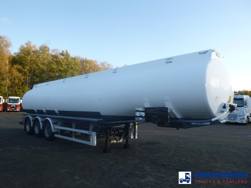 LAG Fuel tank alu 44.4 m3 / 6 comp + pump - Tanktrailer: bild 2 LAG Fuel tank alu 44.4 m3 / 6 comp + pump - Tanktrailer: bild 2