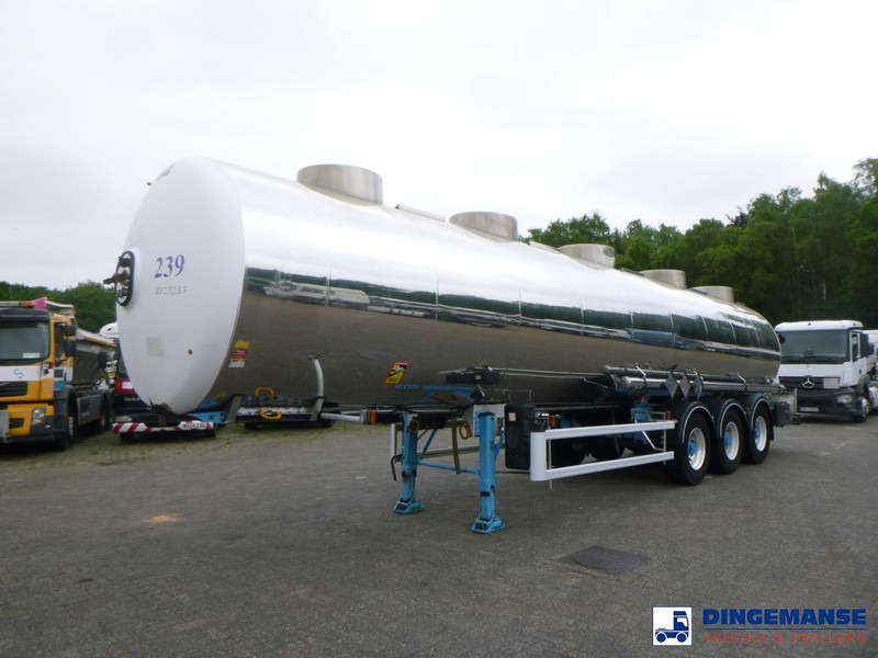 Magyar Chemical tank inox 33 m3 / 1 comp - Tanktrailer: bild 1 Magyar Chemical tank inox 33 m3 / 1 comp - Tanktrailer: bild 1