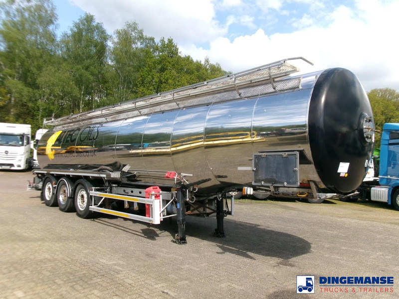 Magyar Heavy oil tank inox 37 m3 / 5 comp + pump - Tanktrailer: bild 2 Magyar Heavy oil tank inox 37 m3 / 5 comp + pump - Tanktrailer: bild 2