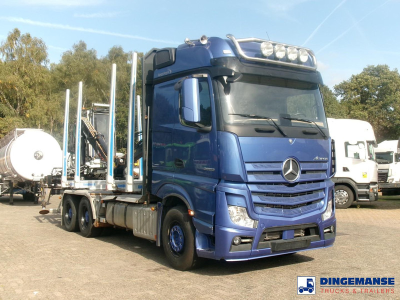 Mercedes-Benz Actros 2663 6x4 Euro 6 loglift F96 crane timber truck - Timmerbil, Kranbil: bild 2 Mercedes-Benz Actros 2663 6x4 Euro 6 loglift F96 crane timber truck - Timmerbil, Kranbil: bild 2