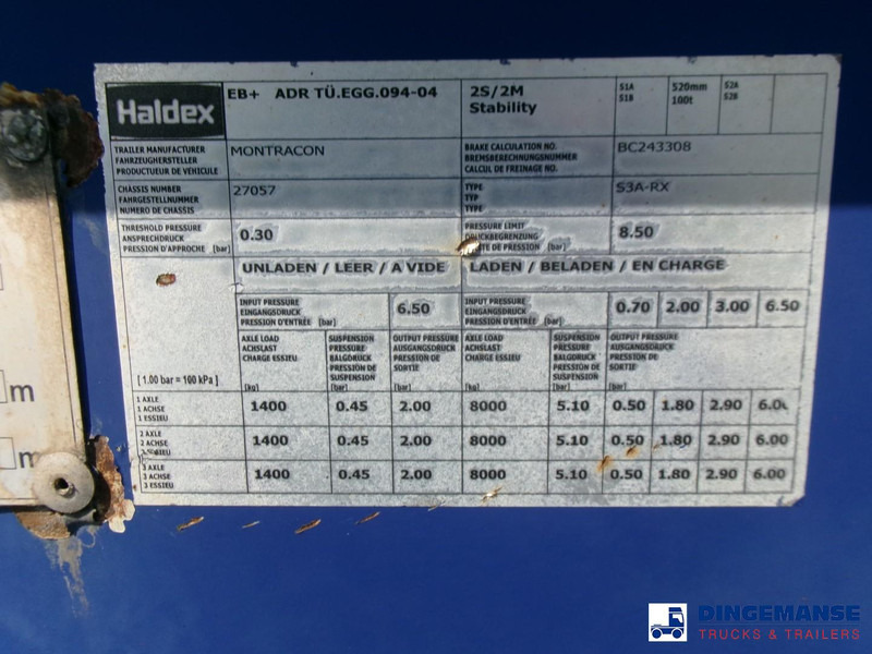 Containerbil/ Växelflak semitrailer Montracon Stack - 3 x container chassis 20-30-40-45 ft: bild 16 Containerbil/ Växelflak semitrailer Montracon Stack - 3 x container chassis 20-30-40-45 ft: bild 16