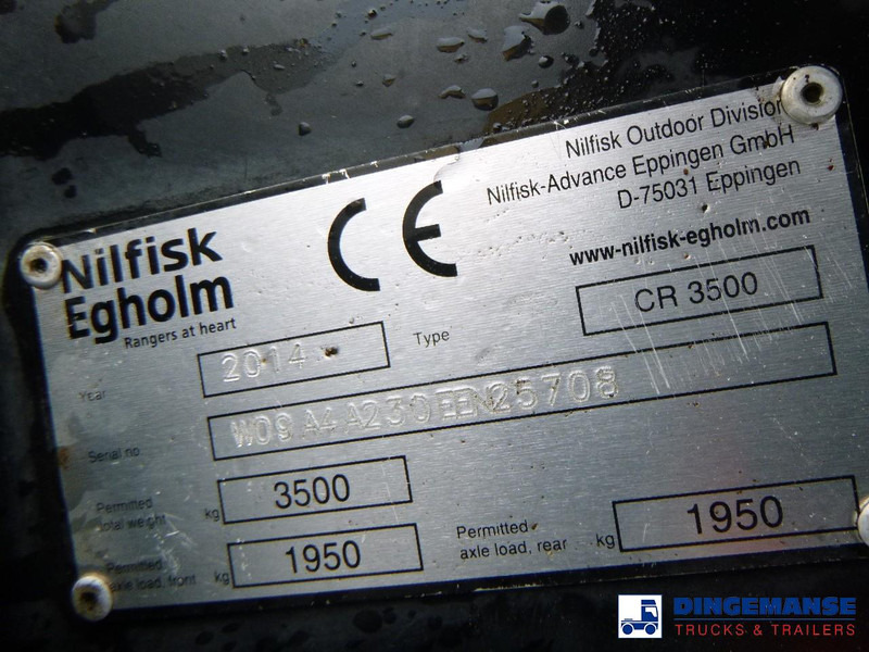 Sopmaskin Nilfisk City Ranger CR3500 sweeper: bild 17