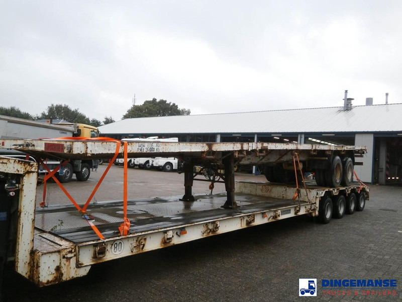 Traylona 2-axle platform trailer 39000KG / Extendable 19M - Låg lastare semitrailer: bild 1 Traylona 2-axle platform trailer 39000KG / Extendable 19M - Låg lastare semitrailer: bild 1