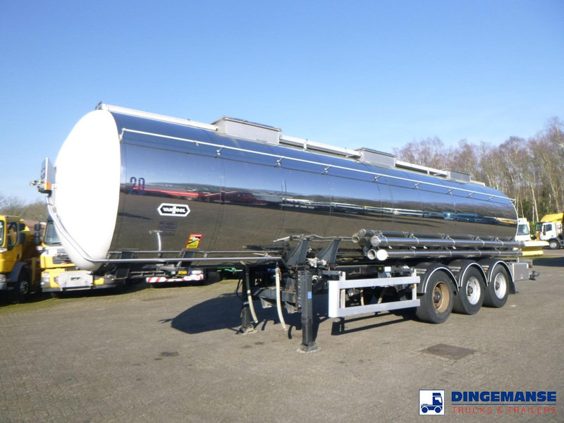 Van Hool Chemical tank inox 30 m3 / 3 comp - Tanktrailer: bild 1 Van Hool Chemical tank inox 30 m3 / 3 comp - Tanktrailer: bild 1