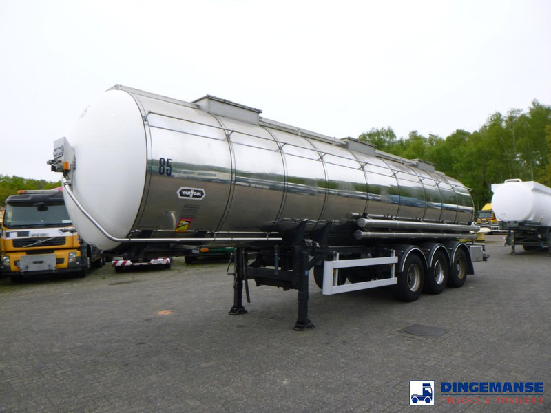 Van Hool Chemical tank inox L4BH 30 m3 / 3 comp - Tanktrailer: bild 1 Van Hool Chemical tank inox L4BH 30 m3 / 3 comp - Tanktrailer: bild 1
