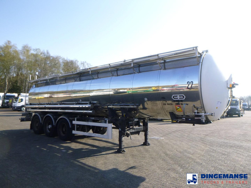 Van Hool Chemical tank inox L4BH 30 m3 / 3 comp - Tanktrailer: bild 2 Van Hool Chemical tank inox L4BH 30 m3 / 3 comp - Tanktrailer: bild 2