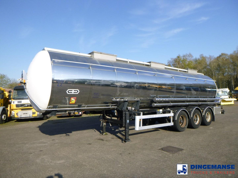 Van Hool Chemical tank inox L4BH 30 m3 / 3 comp - Tanktrailer: bild 1 Van Hool Chemical tank inox L4BH 30 m3 / 3 comp - Tanktrailer: bild 1