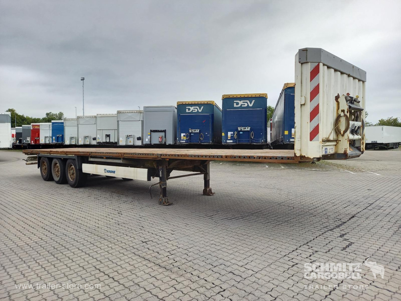KRONE Auflieger Plateau Standard - Flaktrailer: bild 1 KRONE Auflieger Plateau Standard - Flaktrailer: bild 1