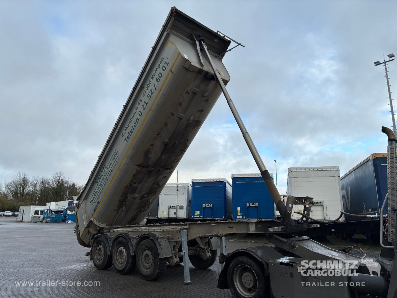 SCHMITZ Auflieger Kipper Stahlrundmulde 25m³ - Tippbil semitrailer: bild 3 SCHMITZ Auflieger Kipper Stahlrundmulde 25m³ - Tippbil semitrailer: bild 3
