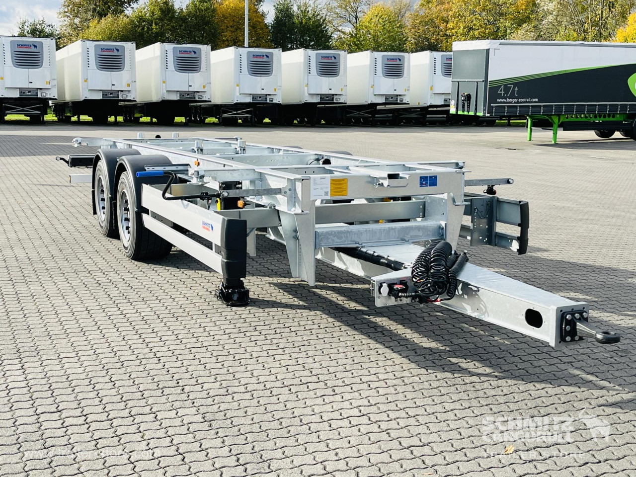 SCHMITZ Zentralachsanhänger Wechselfahrgestell - Containersläp/ Växelflaksläp: bild 1 SCHMITZ Zentralachsanhänger Wechselfahrgestell - Containersläp/ Växelflaksläp: bild 1