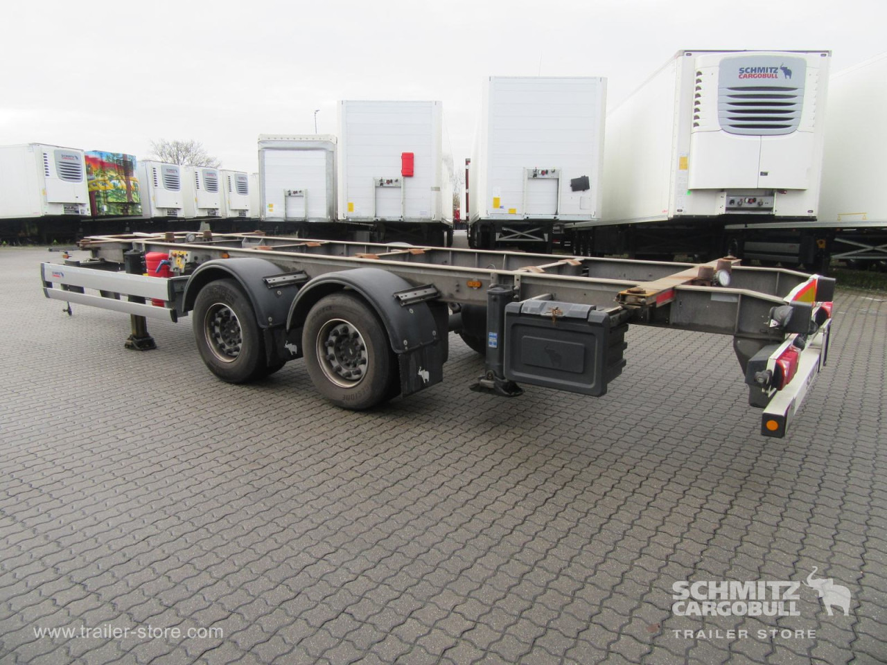 SCHMITZ Zentralachsanhänger Wechselfahrgestell - Containersläp/ Växelflaksläp: bild 4 SCHMITZ Zentralachsanhänger Wechselfahrgestell - Containersläp/ Växelflaksläp: bild 4