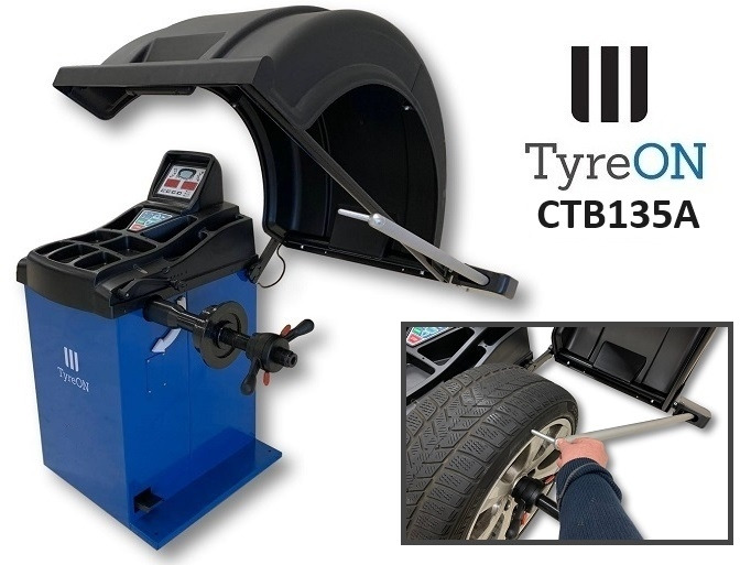 CTB135A wheel balancer - 5 ALU and 2 Steel programs - Auto input Distance + Diameter + Width - 230V - Garage & Verkstadsutrustning: bild 1 CTB135A wheel balancer - 5 ALU and 2 Steel programs - Auto input Distance + Diameter + Width - 230V - Garage & Verkstadsutrustning: bild 1