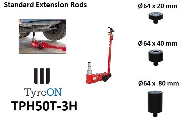 TPH50T-3H Air hydraulic jack 50 Tons - Garage & Verkstadsutrustning: bild 3 TPH50T-3H Air hydraulic jack 50 Tons - Garage & Verkstadsutrustning: bild 3