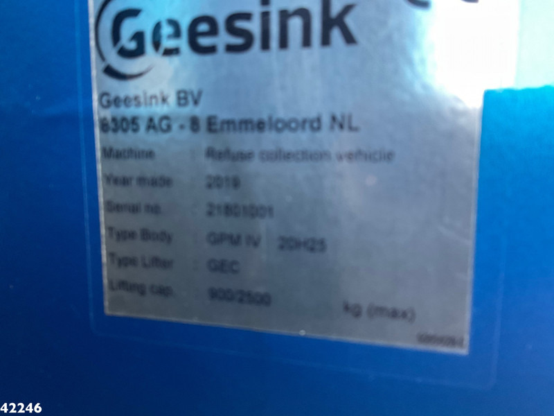 Leasa DAF FAG CF 340 Geesink 20m3 Welvaarts weighing system DAF FAG CF 340 Geesink 20m3 Welvaarts weighing system: bild 13