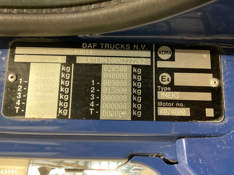 Leasa DAF FT CF 370 Euro 6 Fassi 15 Tonmeter laadkraan DAF FT CF 370 Euro 6 Fassi 15 Tonmeter laadkraan: bild 20