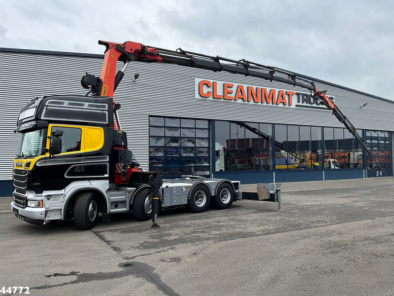 Scania R500 8x4 V8 Retarder Palfinger 53 Tonmeter laadkraan + Fly-Jib - Dragbil: bild 1 Scania R500 8x4 V8 Retarder Palfinger 53 Tonmeter laadkraan + Fly-Jib - Dragbil: bild 1