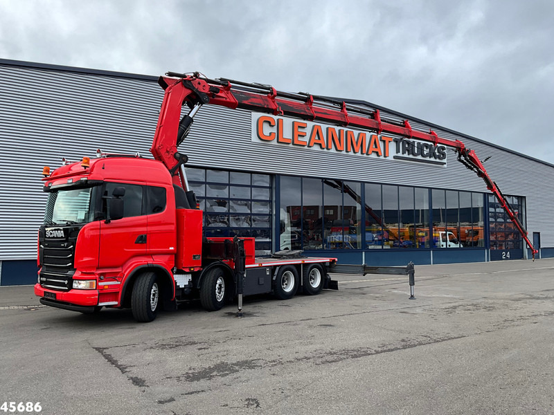 Scania R620 V8 8x4 Hiab 105 Ton/meter laadkraan + Fly-Jib! - Dragbil: bild 1 Scania R620 V8 8x4 Hiab 105 Ton/meter laadkraan + Fly-Jib! - Dragbil: bild 1