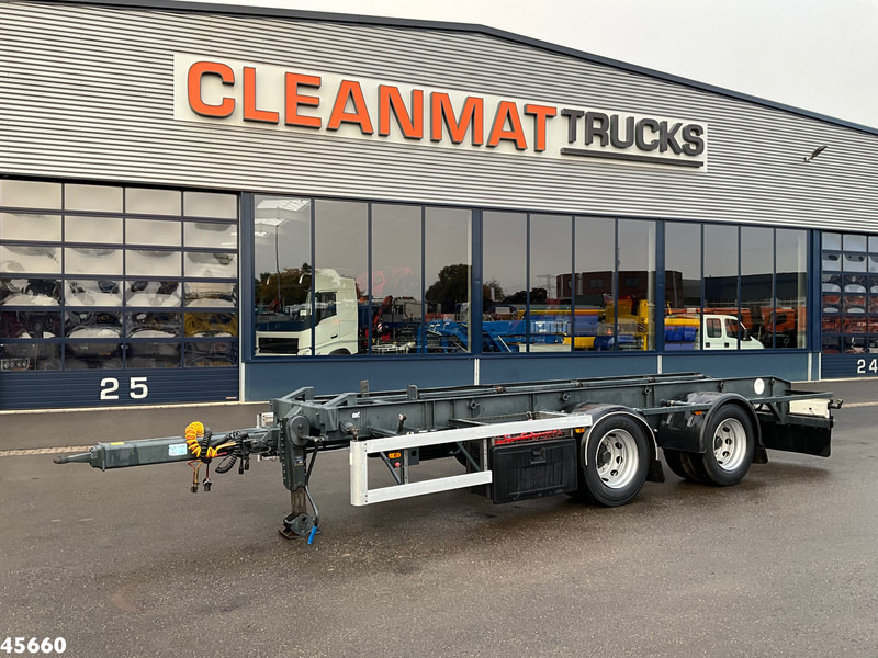 GS Meppel 2-assige container aanhangwagen - Containersläp/ Växelflaksläp: bild 1 GS Meppel 2-assige container aanhangwagen - Containersläp/ Växelflaksläp: bild 1