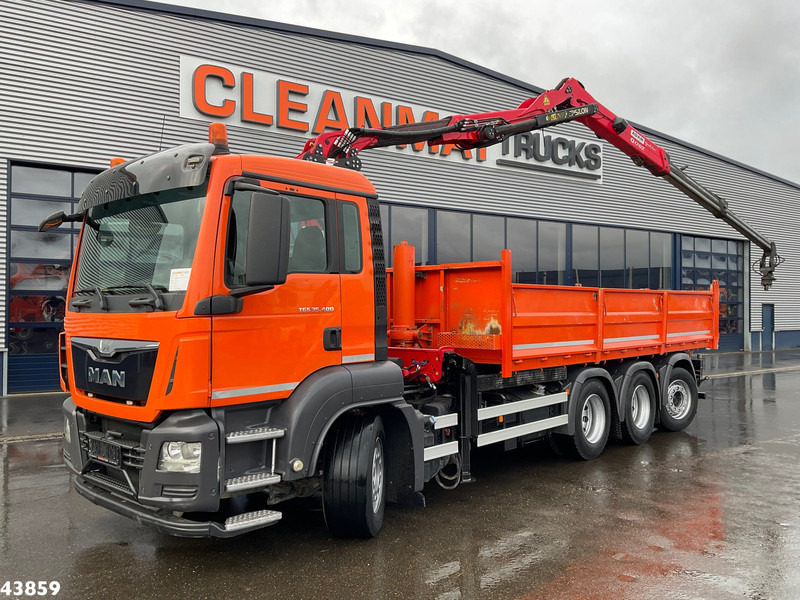 MAN TGS 35.400 8x4 Euro 6 Palfinger 17 Tonmeter Z-kraan - Tippbil lastbil, Kranbil: bild 2 MAN TGS 35.400 8x4 Euro 6 Palfinger 17 Tonmeter Z-kraan - Tippbil lastbil, Kranbil: bild 2