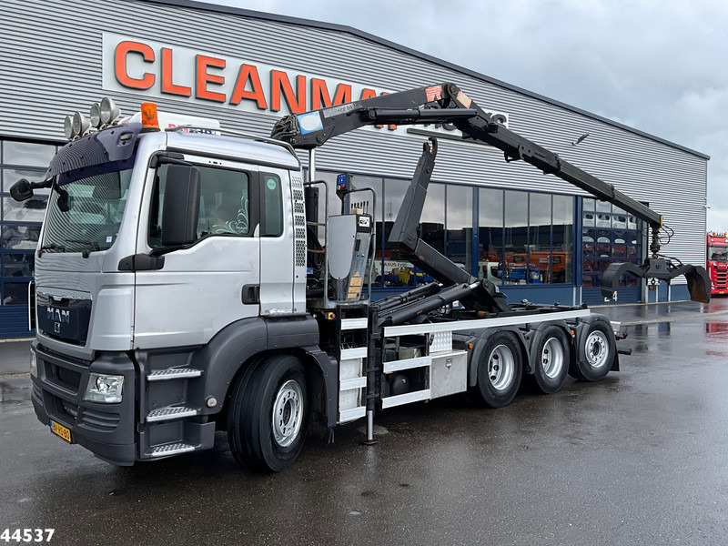 MAN TGS 35.400 8x4 HMF 16 Tonmeter Z-kraan - Lastväxlare lastbil: bild 1 MAN TGS 35.400 8x4 HMF 16 Tonmeter Z-kraan - Lastväxlare lastbil: bild 1