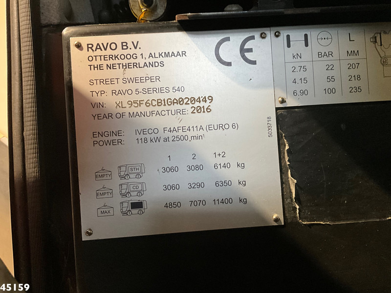 Sopmaskin Ravo 540 CD Euro 6 with 3-rd brush: bild 19