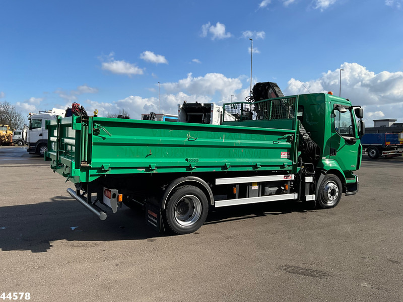 Tippbil lastbil, Kranbil Renault Midlum 300.12 Manual Hiab 8 Tonmeter laadkraan Just 81.549 km!: bild 7