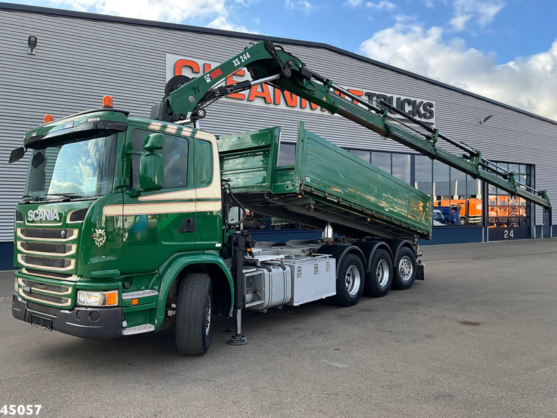 Scania G 490 8x4 Euro 6 Hiab 24 Tonmeter laadkraan - Tippbil lastbil, Kranbil: bild 1 Scania G 490 8x4 Euro 6 Hiab 24 Tonmeter laadkraan - Tippbil lastbil, Kranbil: bild 1
