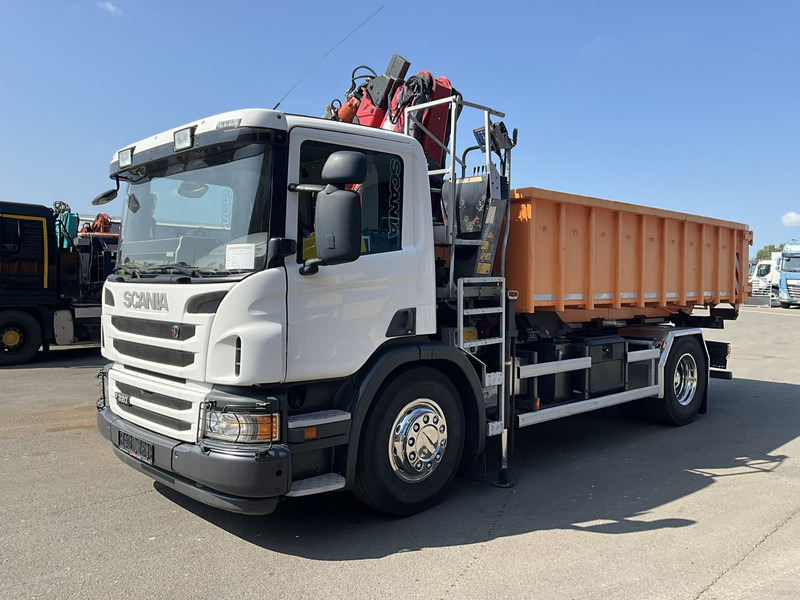 Scania P 320 HMF 12 Tonmeter Z-kraan + Kipper 11m³ - Tippbil lastbil, Kranbil: bild 3 Scania P 320 HMF 12 Tonmeter Z-kraan + Kipper 11m³ - Tippbil lastbil, Kranbil: bild 3